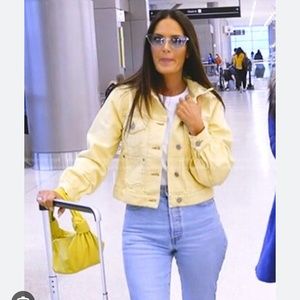 NEW GANNI denim jacket in rutabaga